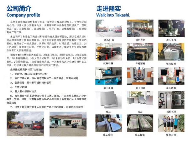 隆實模具鋼材，15年堅守，始終如一